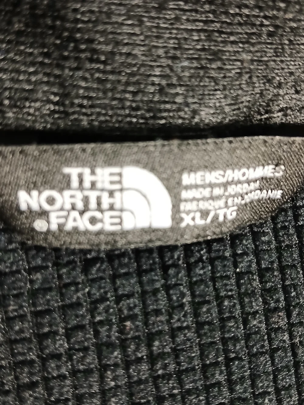 The North Face Full Zip Jacket XL Men's Fleece Lined Black
